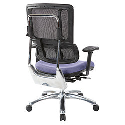 Vertical Black Mesh Back Chair